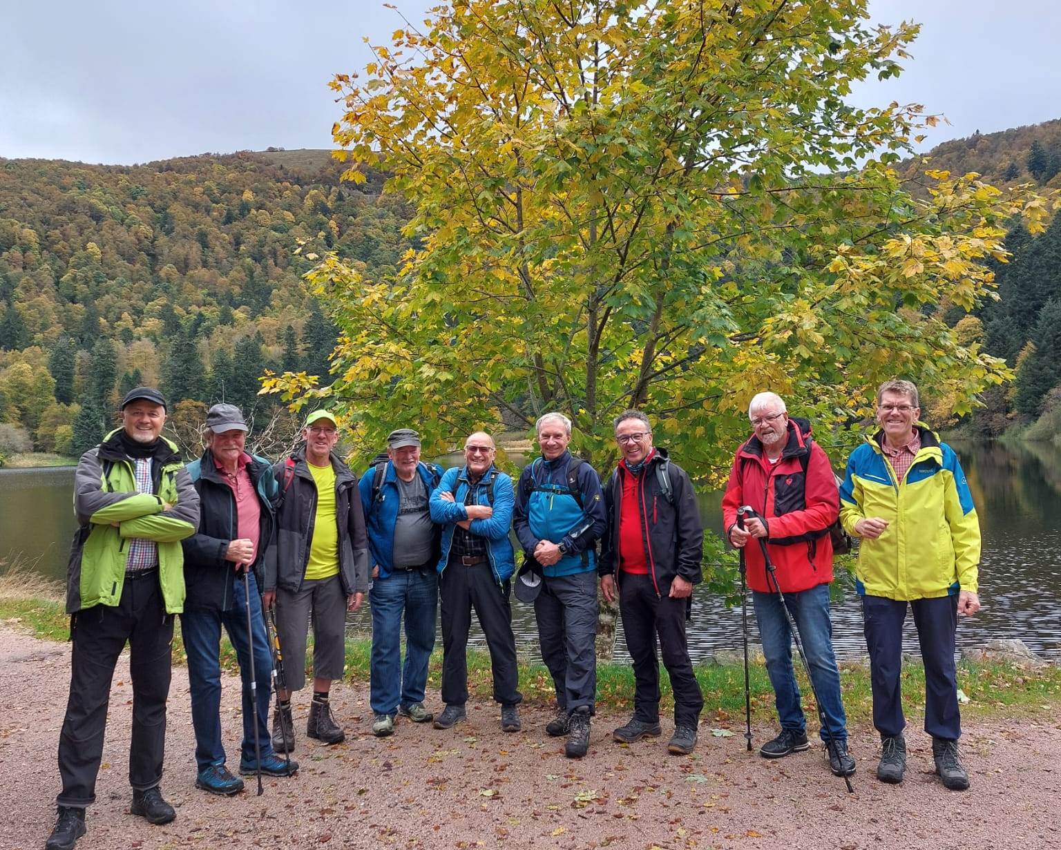 Jedermnner des SVN auf Wandertour in den Hochvogesen