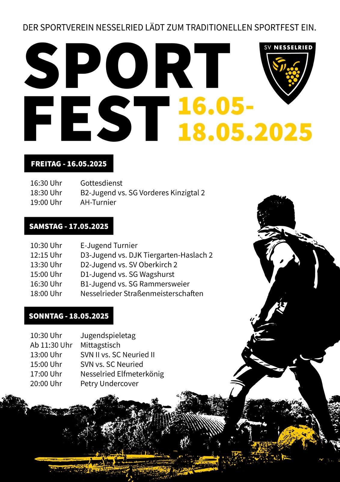 Sportfestwochenende beim SV Nesselried